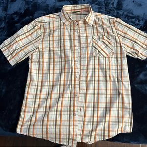 Cloud veil short sleeve Men's dress shirt